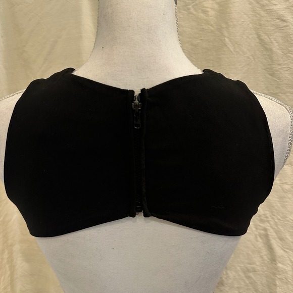 VTG Y2K Blondie Nites Stacy Sklar Black Cutout Rhinestone Embellished Prom Dress - Picture 5 of 9